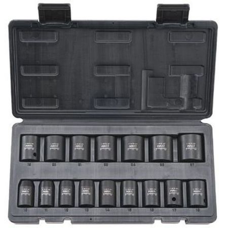 Blackhawk By Proto 1/2" Drive Socket Set, Metric, 16 pcs UW-616MS